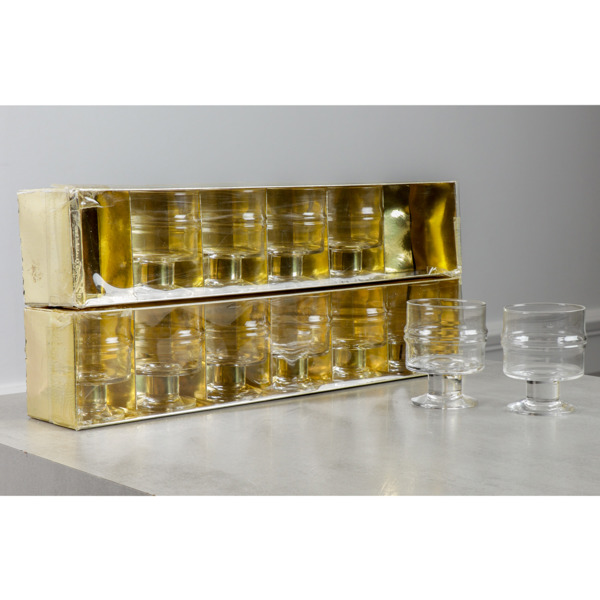 Timo Sarpaneva, 12 st Vinglas "Drop Ring", Iittala