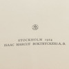 Bok, Svecia Antiqua et Hodierna, år 1924
