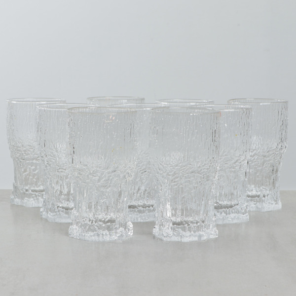 Tapio Wirkkala, 9 st ölglas "Aslak", Iittala