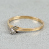 Diamantring, Guld 18k, 1.5g, 0.08ct