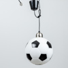 Taklampa, fotboll, glas, samtida