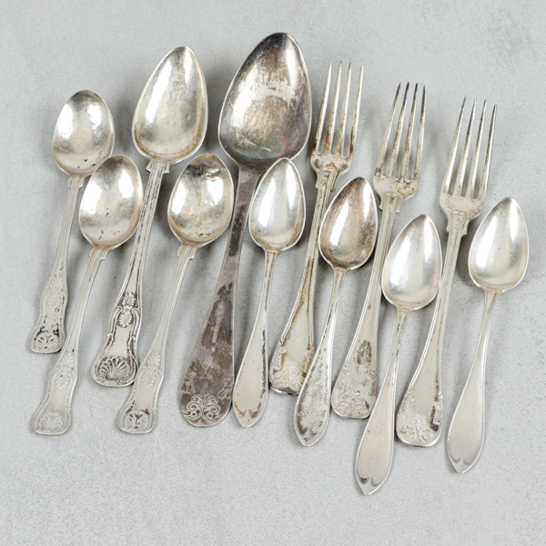 Bestick, 12 delar, Silver, 337g