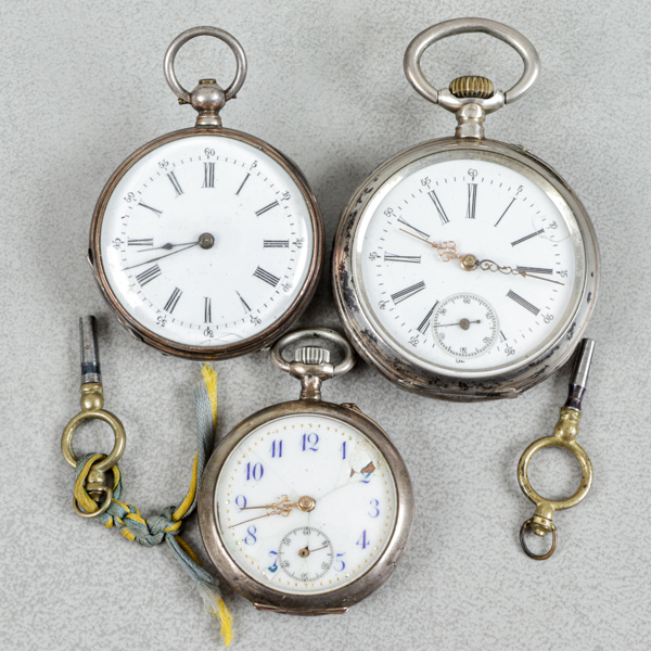 Fickur och mormorsur, 3 delar, Silver
