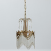 Ljuskrona, Lamp Gustaf, glas, metall, 1900-talets andra hälft