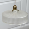 Taklampa, glas, 1900-talets första hälft.