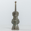 Kjell Engman, skulptur, "Violin" i serien The Band, Kosta Boda, signerad