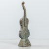 Kjell Engman, skulptur, "Violin" i serien The Band, Kosta Boda, signerad