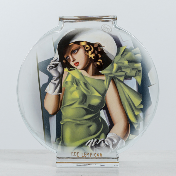 Vas, "Ung flicka i grönt", Tamara de Lempicka, Goebel