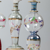 Parfymflakonger, 4 st, glas, Italien, 1900-tal