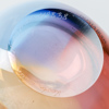 Kjell Engman (1946), vas "Fidji", konstglas, Kosta Boda, signerad