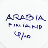 Ulla Propocope, tallrik, "Valencia", Arabia