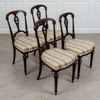 Stolar, 4 st, Edwardiansk, mahogny, England, 1800-tal