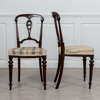 Stolar, 4 st, Edwardiansk, mahogny, England, 1800-tal