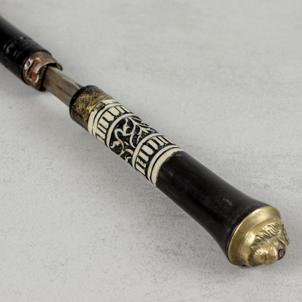 Stilettkäpp, 1900-tal, metallskodd