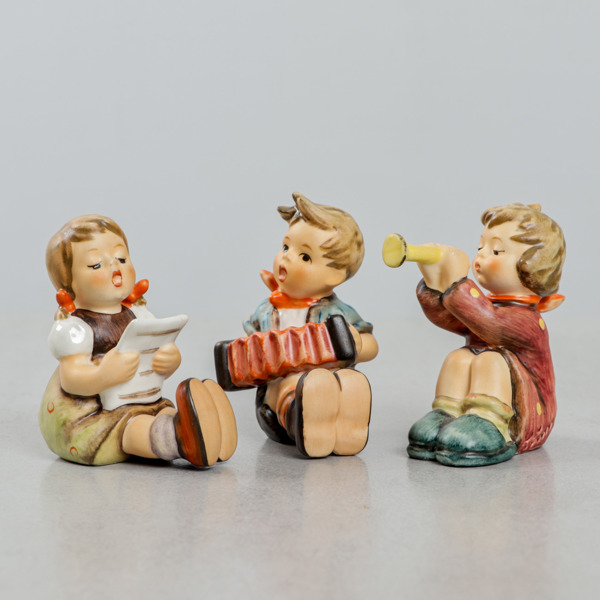 Figuriner, 3 st, Hummel, Goebel