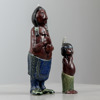 Rolf Palm, figuriner 2 st, stengods, Höganäs