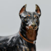 Skulptur, Dobermann, wienerbrons
