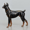 Skulptur, Dobermann, wienerbrons