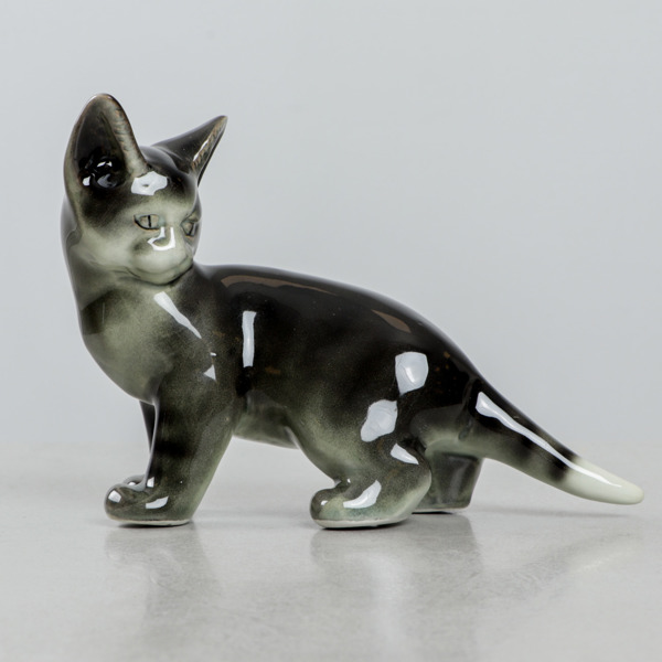 Lea Von Mickwits, figurin, katt, Arabia, 1950/60-tal