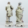 Figuriner, ett par, Dresdenstil, porslin, 1900-tal