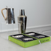 Shaker, kanna samt 12 st dessertskedar, rostfritt