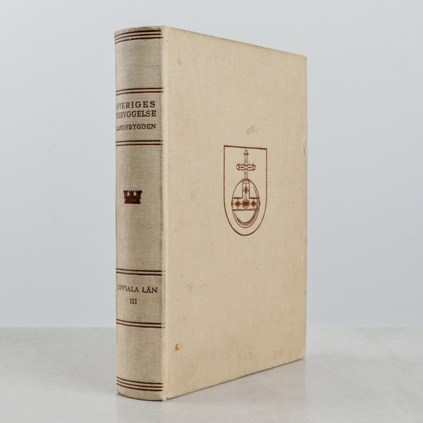 Bok, "Sveriges Bebyggelse Landsbygden Uppsala Län III", år 1948