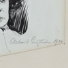 Albert Engstöm, (1869-1940), porträtt, tusch, signerad och daterad 1900