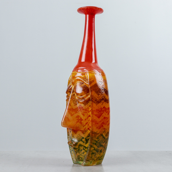 Kjell Engman, konstglas, vas "Rio", Kosta Boda Artist Collection, signerad