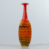 Kjell Engman, konstglas, vas "Rio", Kosta Boda Artist Collection, signerad