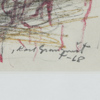 Karl Granqvist, Figurkomposition, blandteknik, signerad