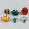Ringar, 6st, silver
