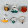 Ringar, 6st, silver