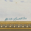 Arne Andersson, vinterhare, olja på duk, signerad