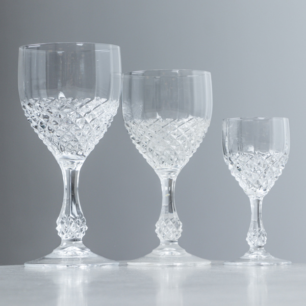 Glasservis, 42 delar, "Deauville", Christal DÁrques, Frankrike