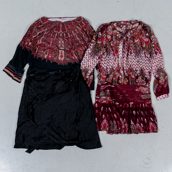 Klänning, Aura, blus Gustav, strl 38, kjol Daniel Hechter strl 40