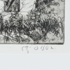 Stig Olson, Fasad, litografi, signerad