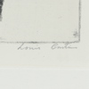 Louis Bastin, I ateljén, litografi, signerad