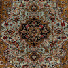 Matta, orientalisk, old, silkesinslag