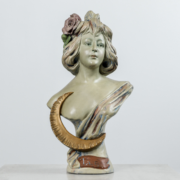 Skulptur / Byst, gips, 1900-talets första hälft 