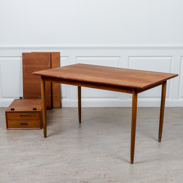 Bord, med hurts, teak,1960-tal