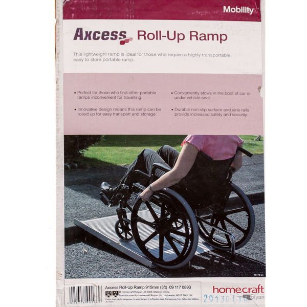 Axcess bärbar upprullningsramp