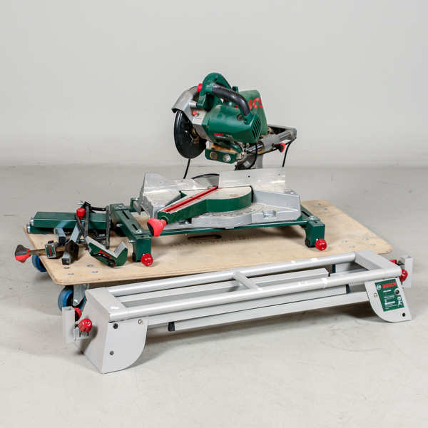 Kap- & Gersåg, Bosch PMC8S, samrt sågbord Bosch PTA2400