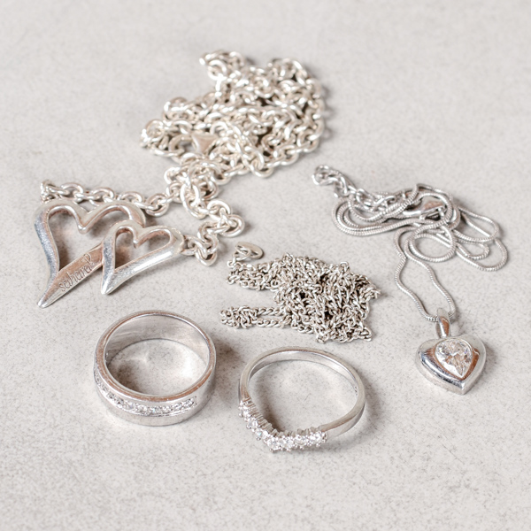 Silversmycken, 5 delar