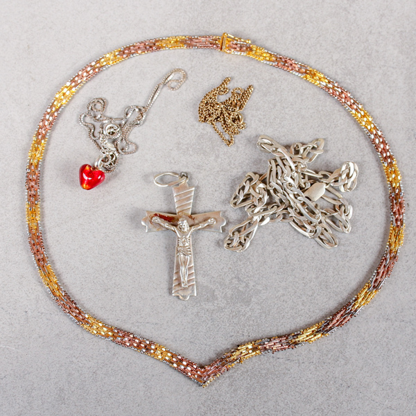 Smycken, 5 delar, 50g