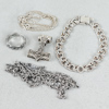 Smycken, 4 delar, silver