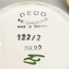 Burkar med lock, 3 st, Deco