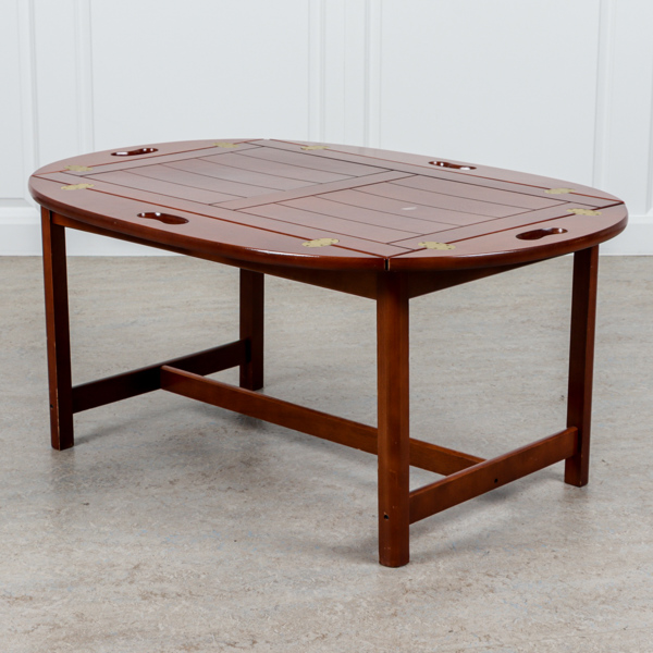 Soffbord, "Butlers tray", idegran, engelsk stil, 1900-talets slut