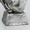 Henry Gustafsson (1943-2005), skulptur, "Lyftet", tenn och sten, signerad