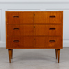 Byrå, teak, 1960-tal