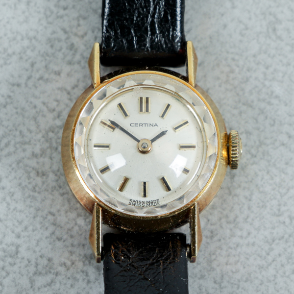 Damarmbandsur, Certina, Guld 18k, Ø16mm